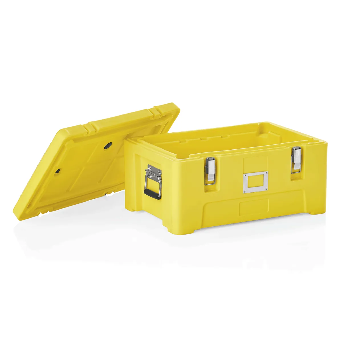 Thermotransportbehälter GN 1/1, 63 x 43 x 31 cm, gelb, Polyethylen