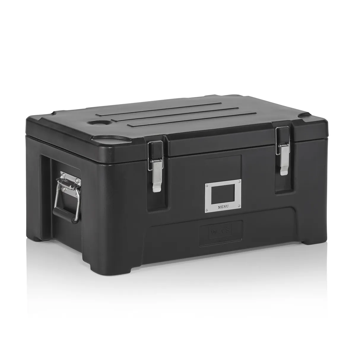 GN Thermotransportbehälter 1/1, 63 x 43 x 31 cm, schwarz, Polyethylen, Polyurethan