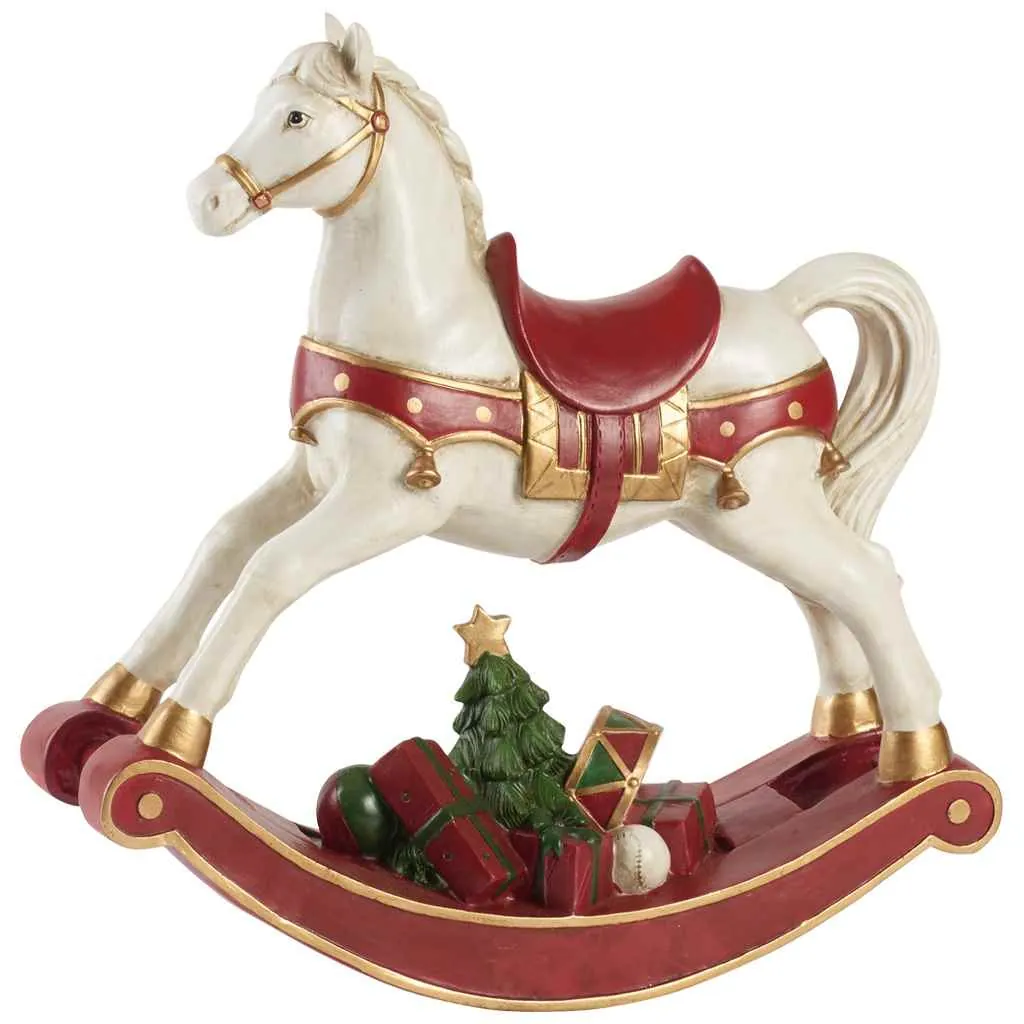 Villeroy & Boch Winter Collage Schaukelpferd XL - Exklusive Weihnachtsdeko