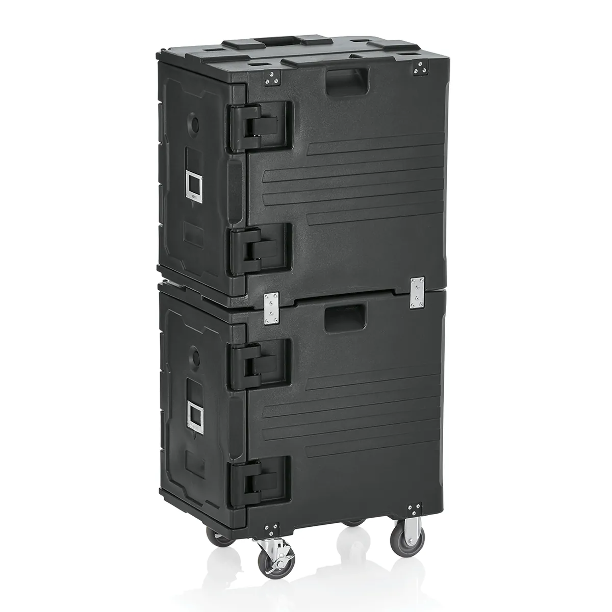 Doppelthermotransportbehälter GN 1/1, 10 Einschübe, 68 x 48 x 135 cm, Kunststoff