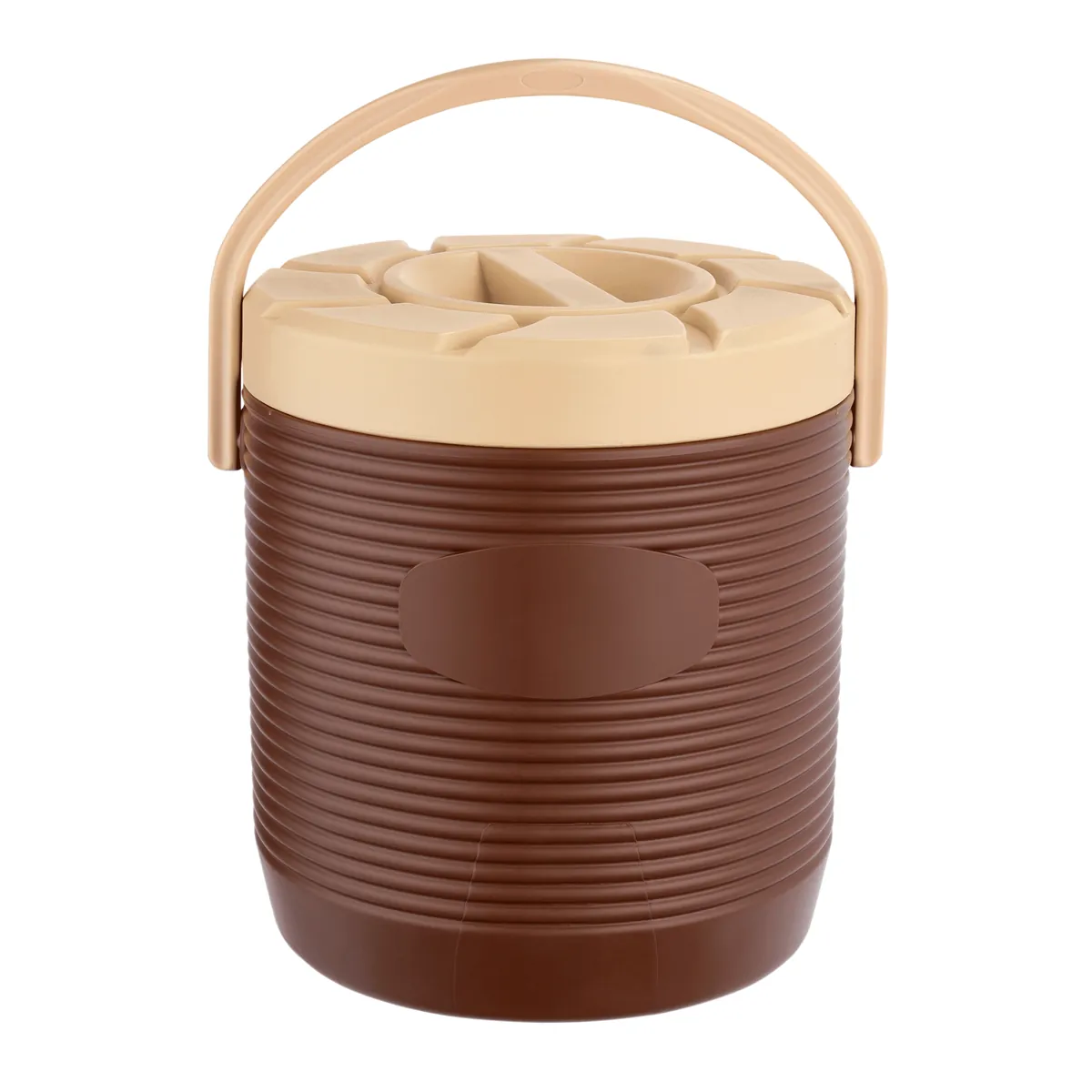 Thermospeisetransportbehälter, 12 ltr., braun, mit PU-Isolierung, Ø 30 cm