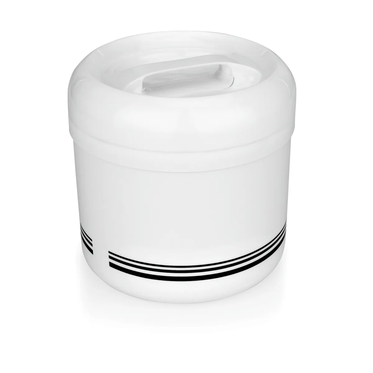 Eisbox, Ø 21 cm, Höhe 22 cm, 4 ltr., doppelwandig, weiß, Polypropylen