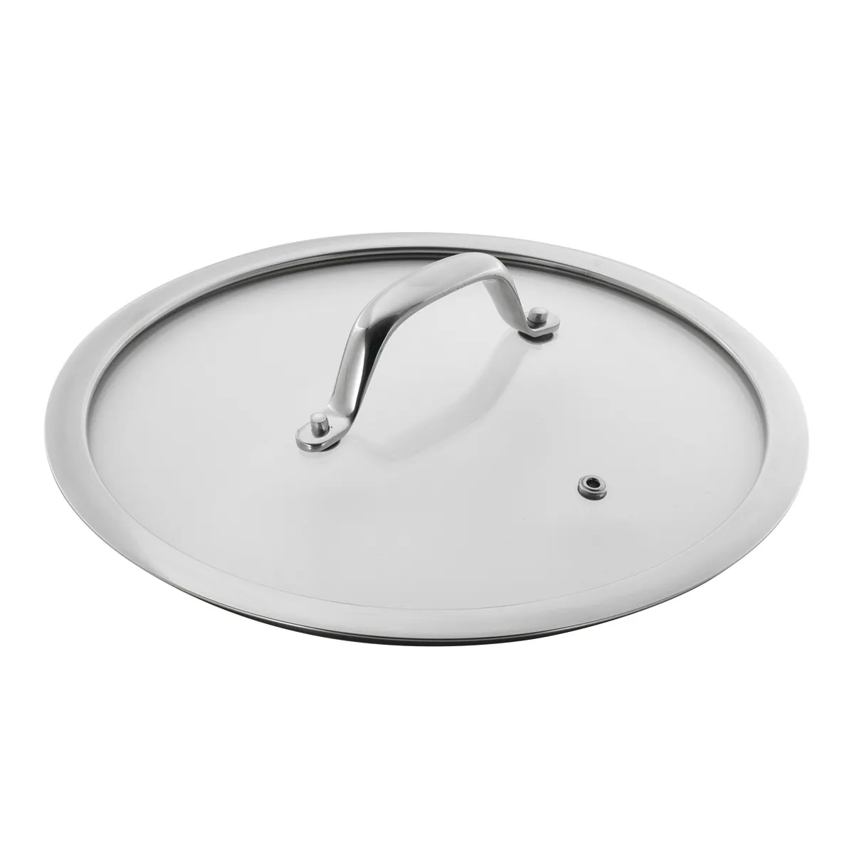 Kuhn Rikon Glasdeckel mit Edelstahlgriff