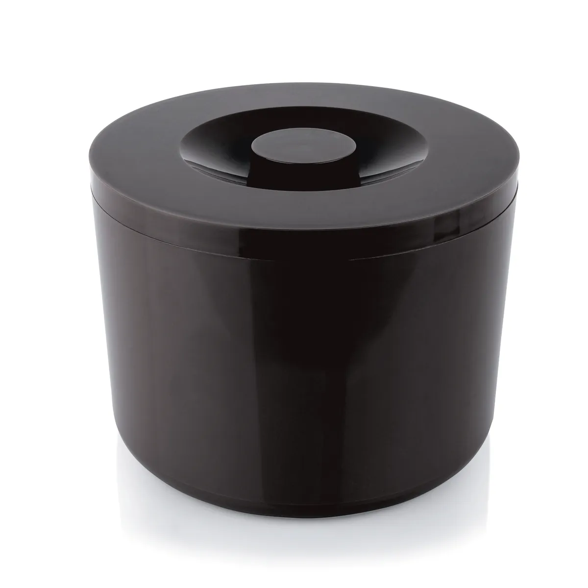 Eisbox, Ø 29 cm, Höhe 22 cm, 10 ltr., doppelwandig, schwarz, Polypropylen