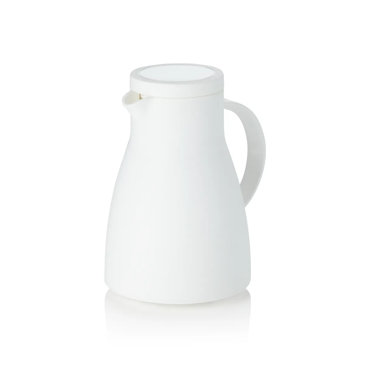 Isolierkanne, 0,7 - 1 ltr., weiß, Polypropylen