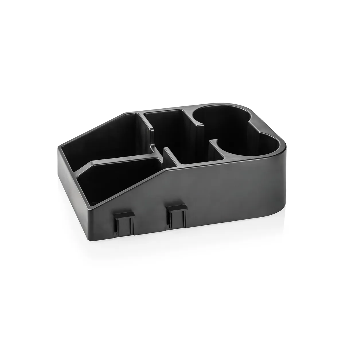 Servicestation, 33,5 x 27,5 x 10 cm, schwarz, Chromnickelstahl, Polyproyplen