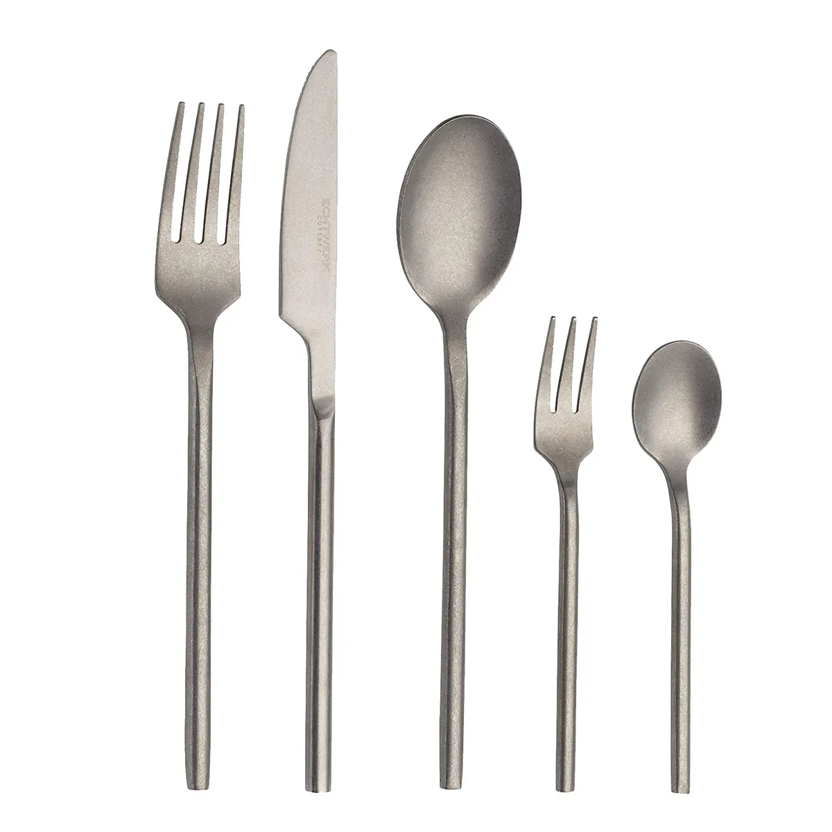 Tafelbesteck „Bari“ 20tlg - stonewashed, Vintage Besteck-Set für bis zu 4 Personen