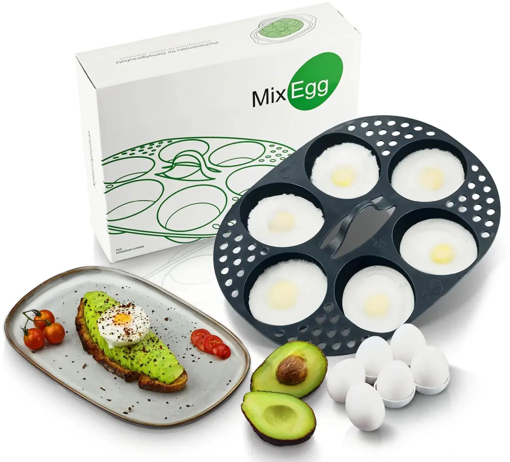 MixEgg® | Eierpochiereinsatz für Thermomix®️ TM7 & Monsieur Cuisine Smart, Trend, Connect
