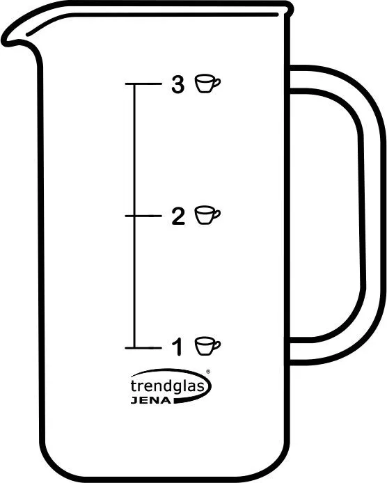 Ersatzglas French-Press