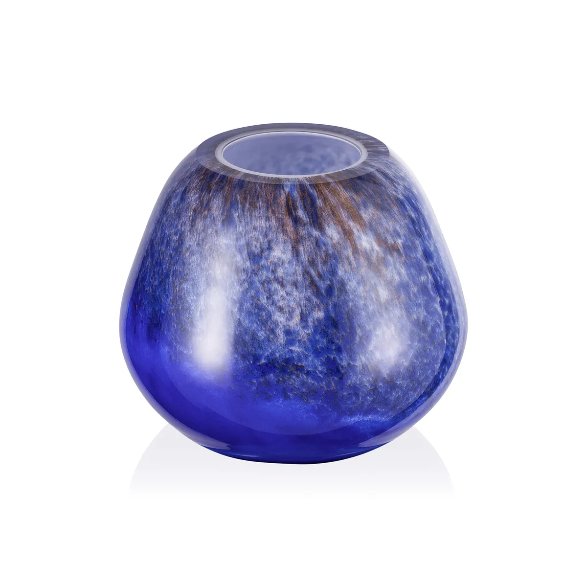Fusion Blue YUYU, Ø 15 cm, Höhe 13 cm, Glas