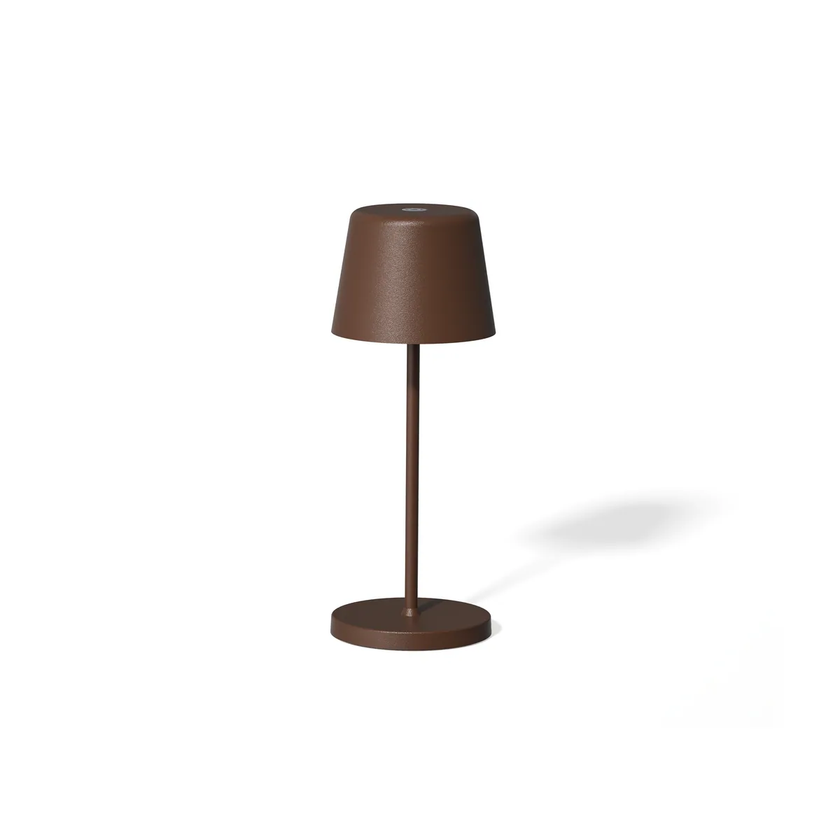 LED Tischleuchte YUYU ALEX, Corten Matt, Höhe 20,8 cm, Ø 7,6 cm, Aluguss