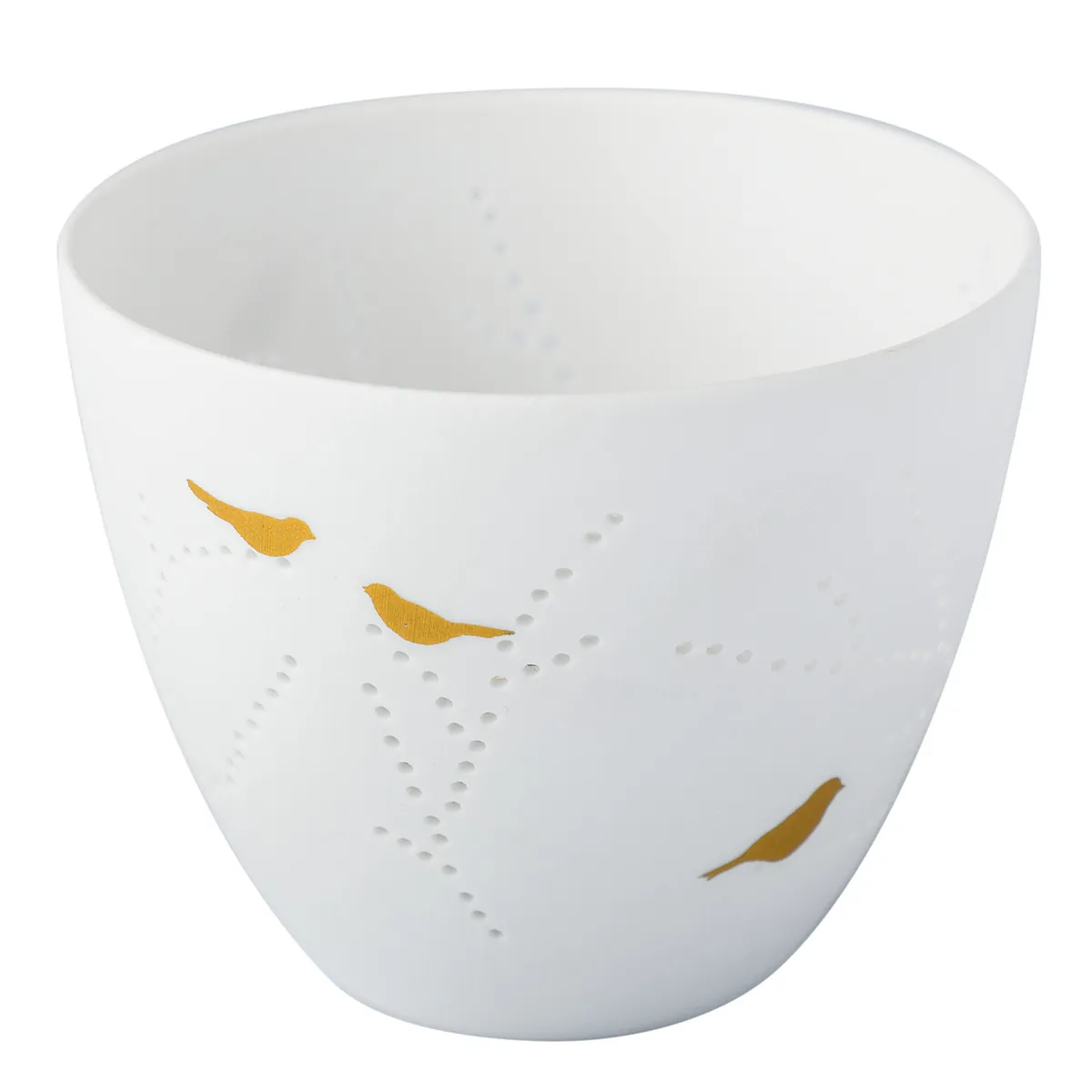 Poesielicht klein Vogel D.8cm, H.6,5cm
