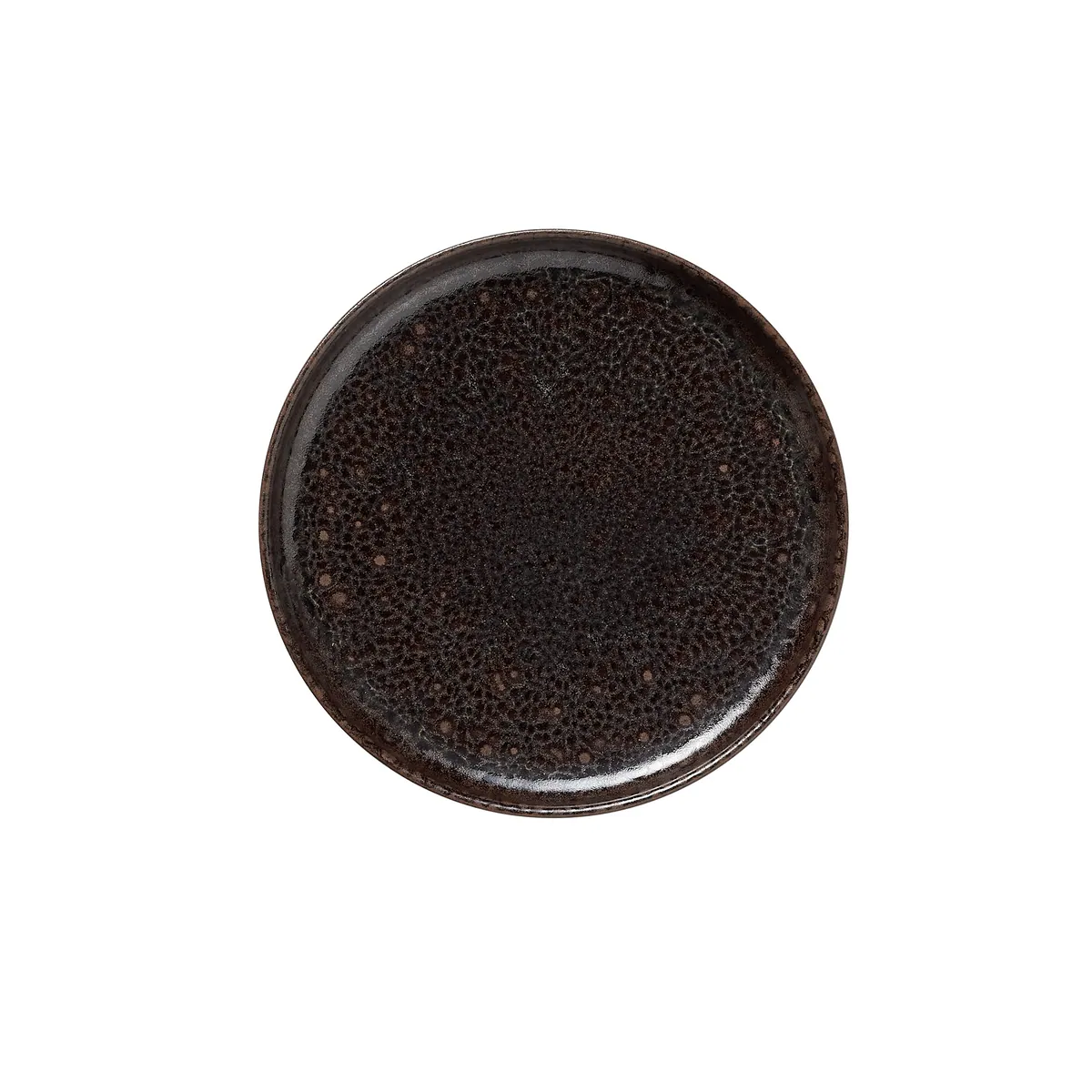 Teller Set ROCKZZERO, flach, Ø 17,5 - 33 cm, one metallic brown, Steinzeug