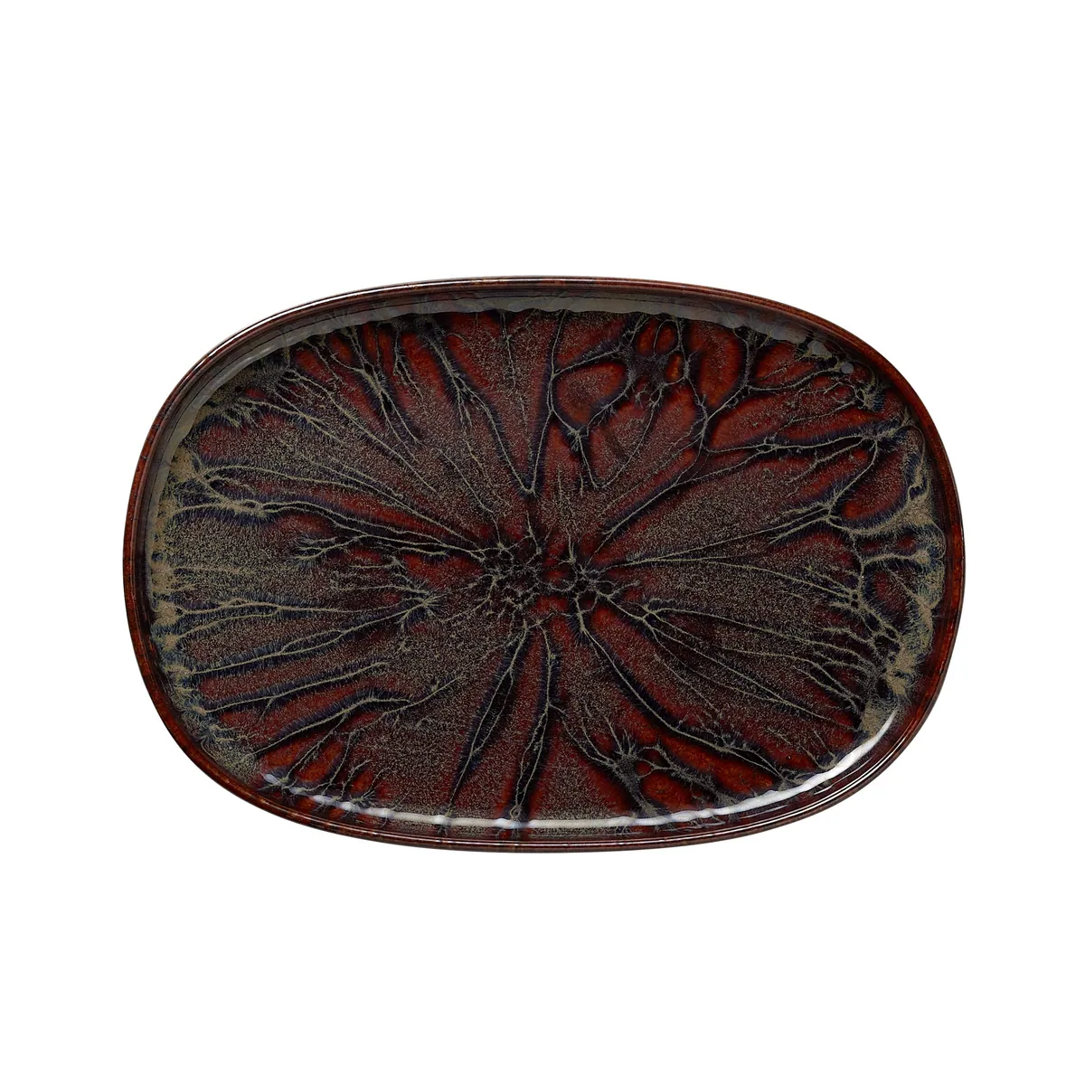 Platte 4er-Set ROCKZZERO, 33 x 23 cm, one amazonas, Steinzeug