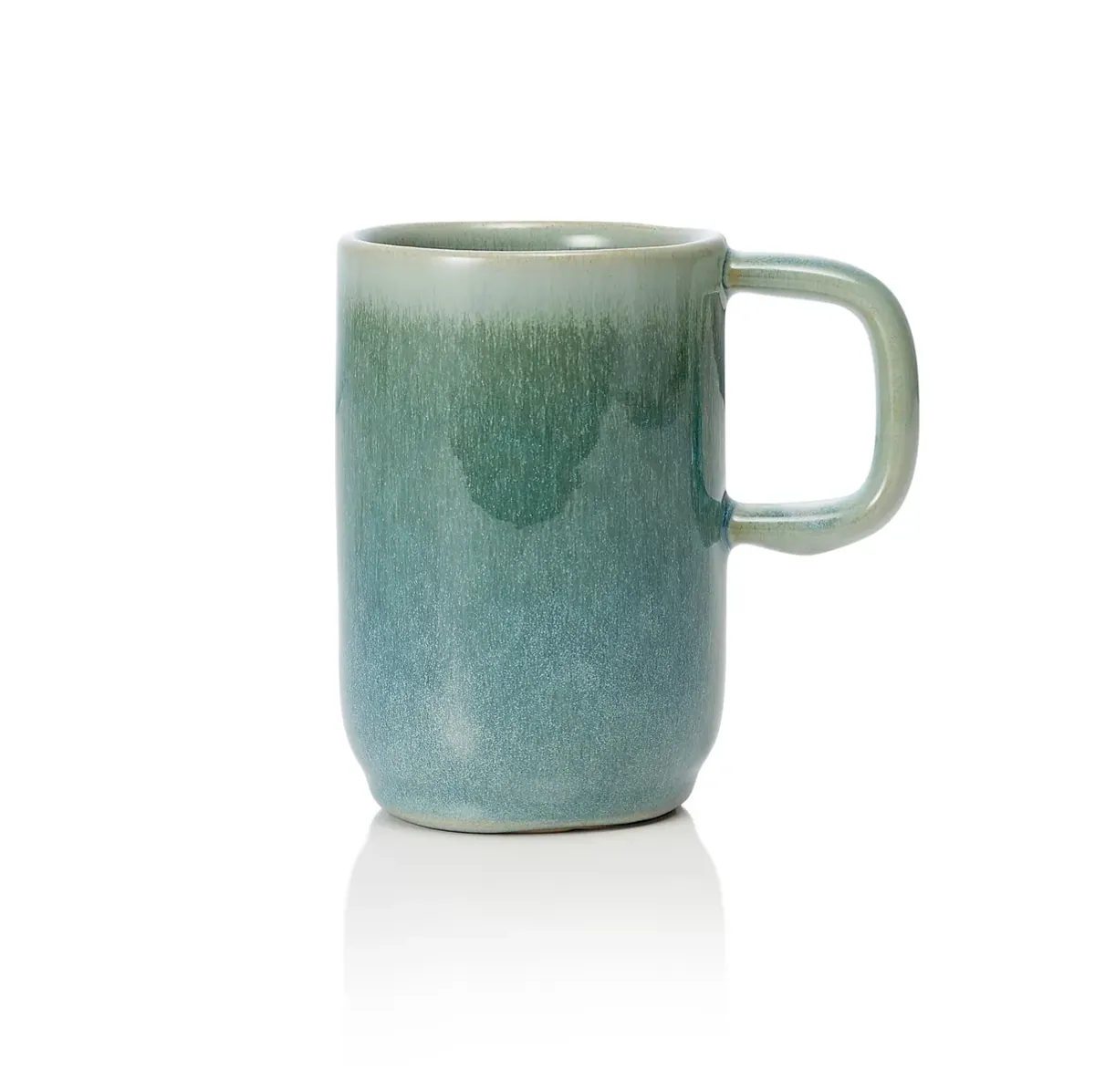 Becher 6er-Set ROCKZZERO ONE MYRTLE GREEN, 370 ml, myrtle green, Steinzeug