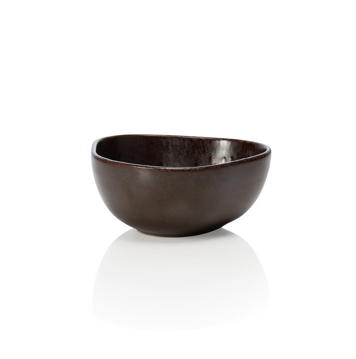 Schale Set ROCKZZERO, tief, Ø 11,5 - 16 cm, organic metallic brown, Steinzeug