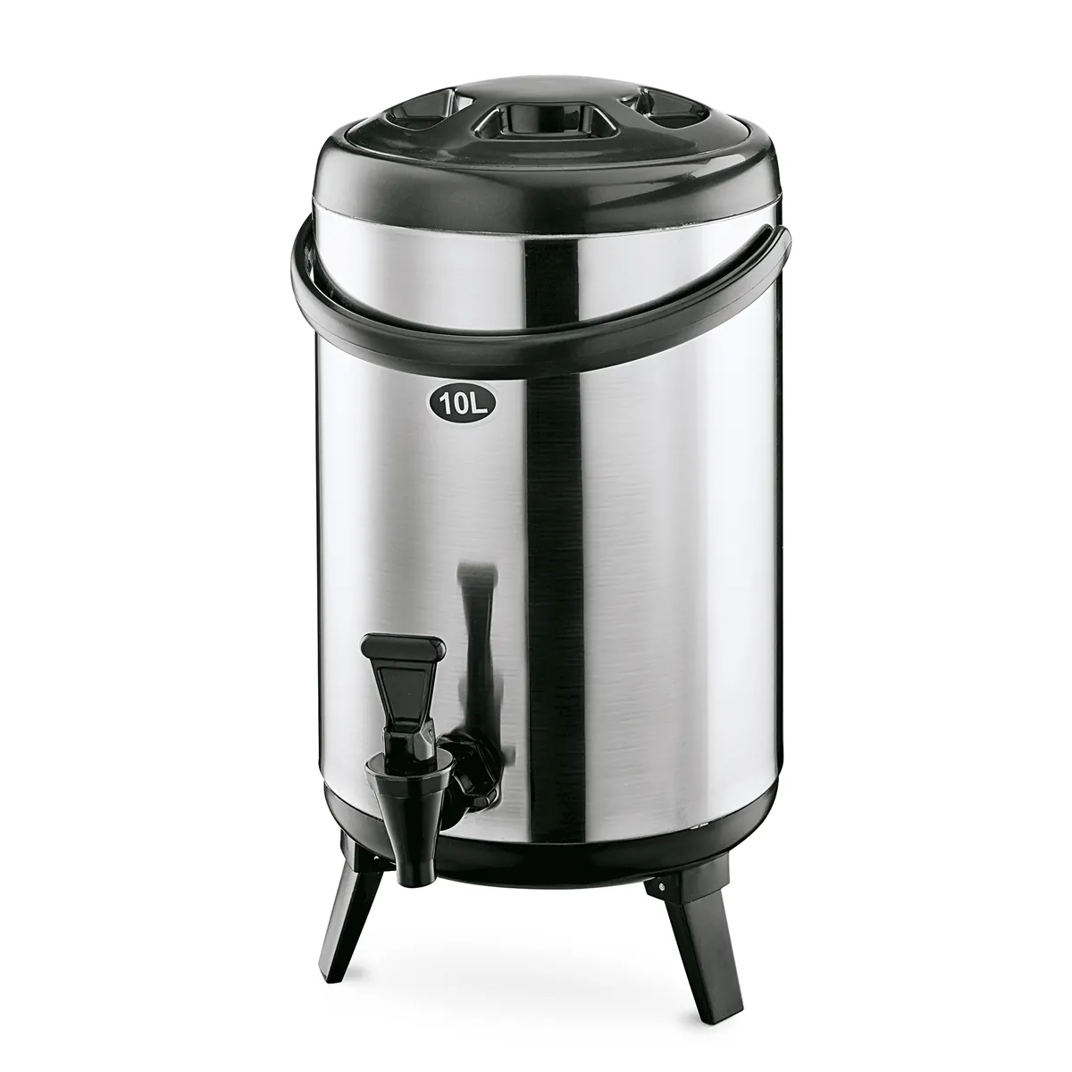 Thermogetränkebehälter, 8 bis 12 Liter wählbar, Ø 24 cm, Edelstahl