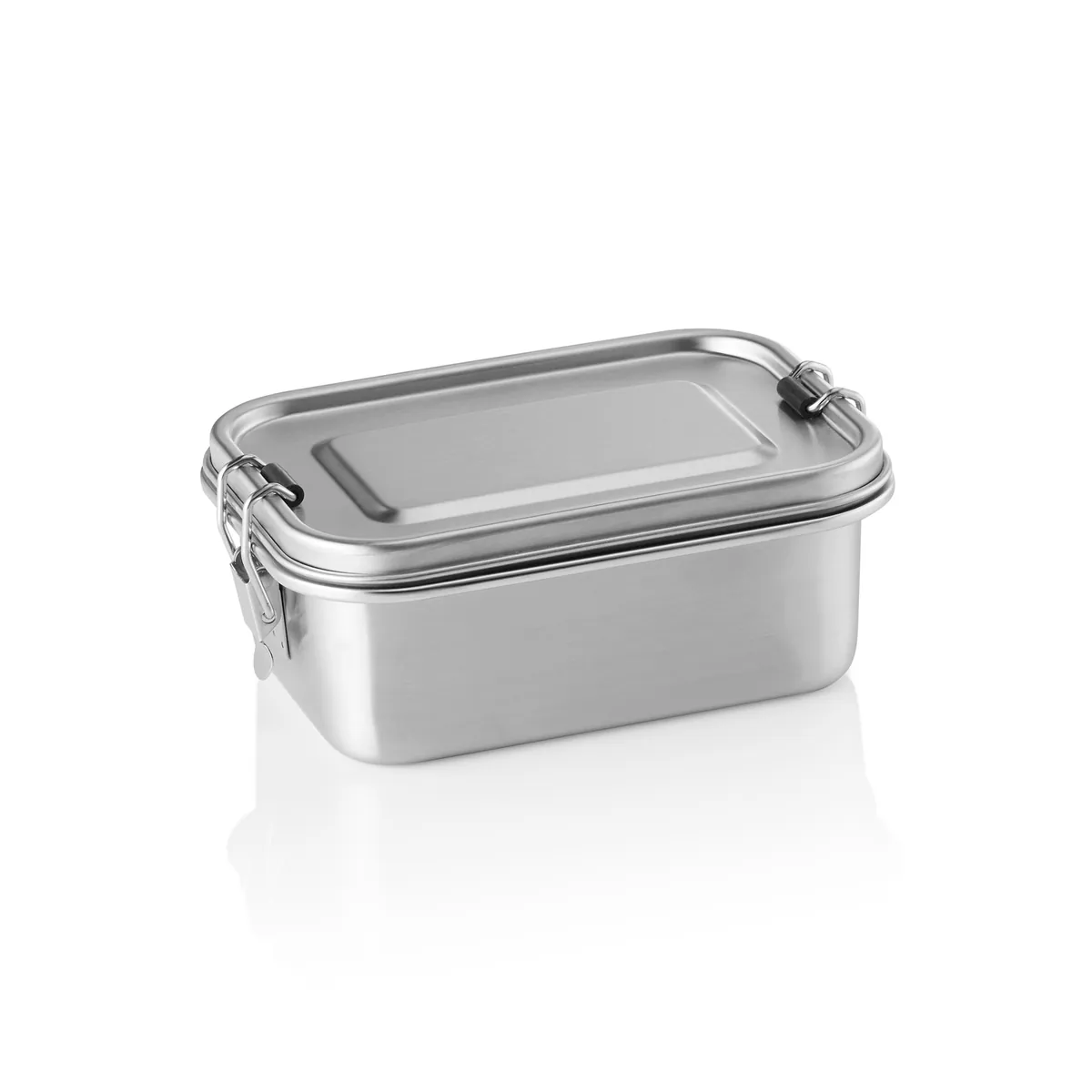 Lunchbox, 0,8 - 1,6 Liter, Maße wählbar, Chromnickelstahl 18/8