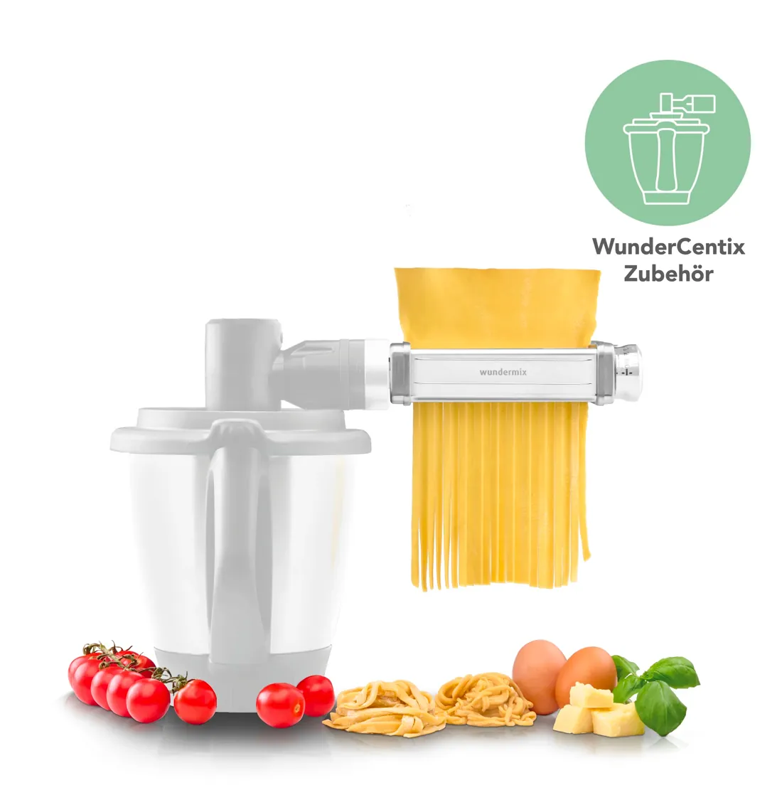 Nudelaufsatz (3-tlg.) Edelstahl, für WunderCentix® und Kitchenaid
