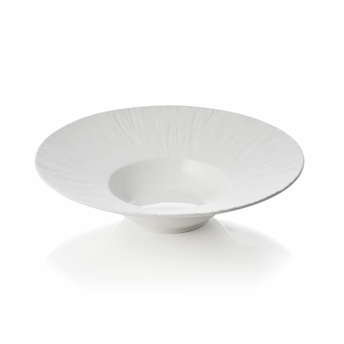 Pastateller 6er-Set MAYA SHIRO, Ø 24 27,5 cm, weiß, Porzellan