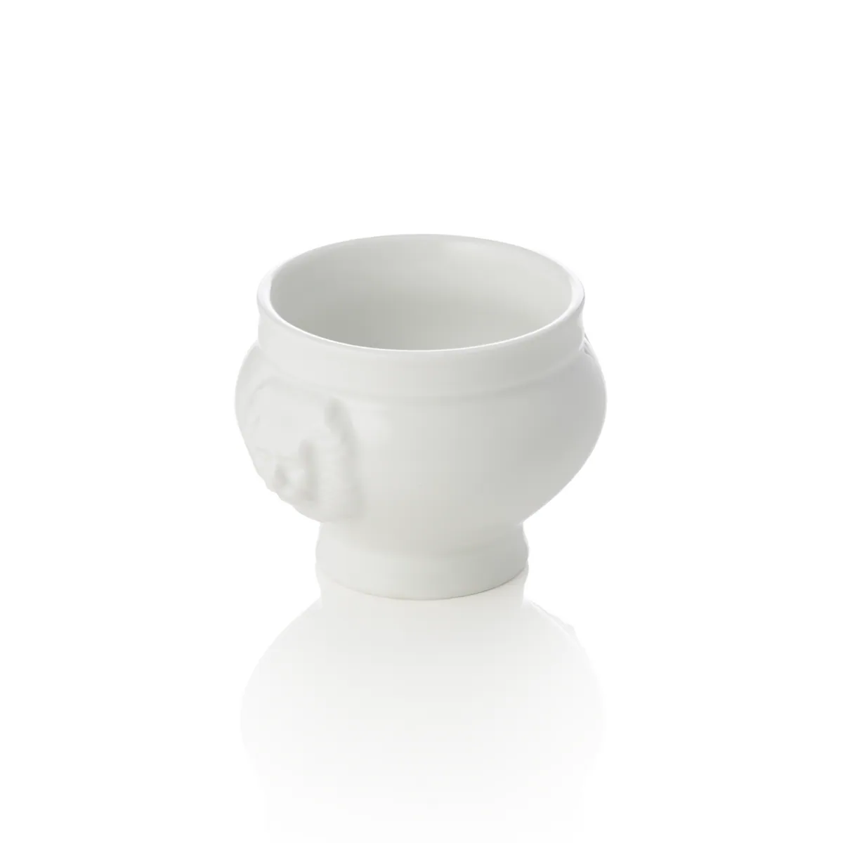 Löwenkopfterrine 6-er Set, Ø 7 cm, 120 ml, Porzellan