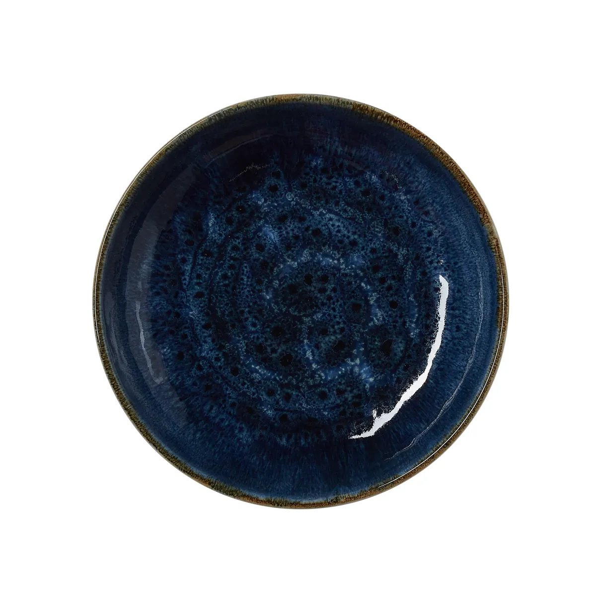 Teller 6er-Set VIDA DARK OCEAN, tief, Ø 21 cm, dark ocean, Porzellan
