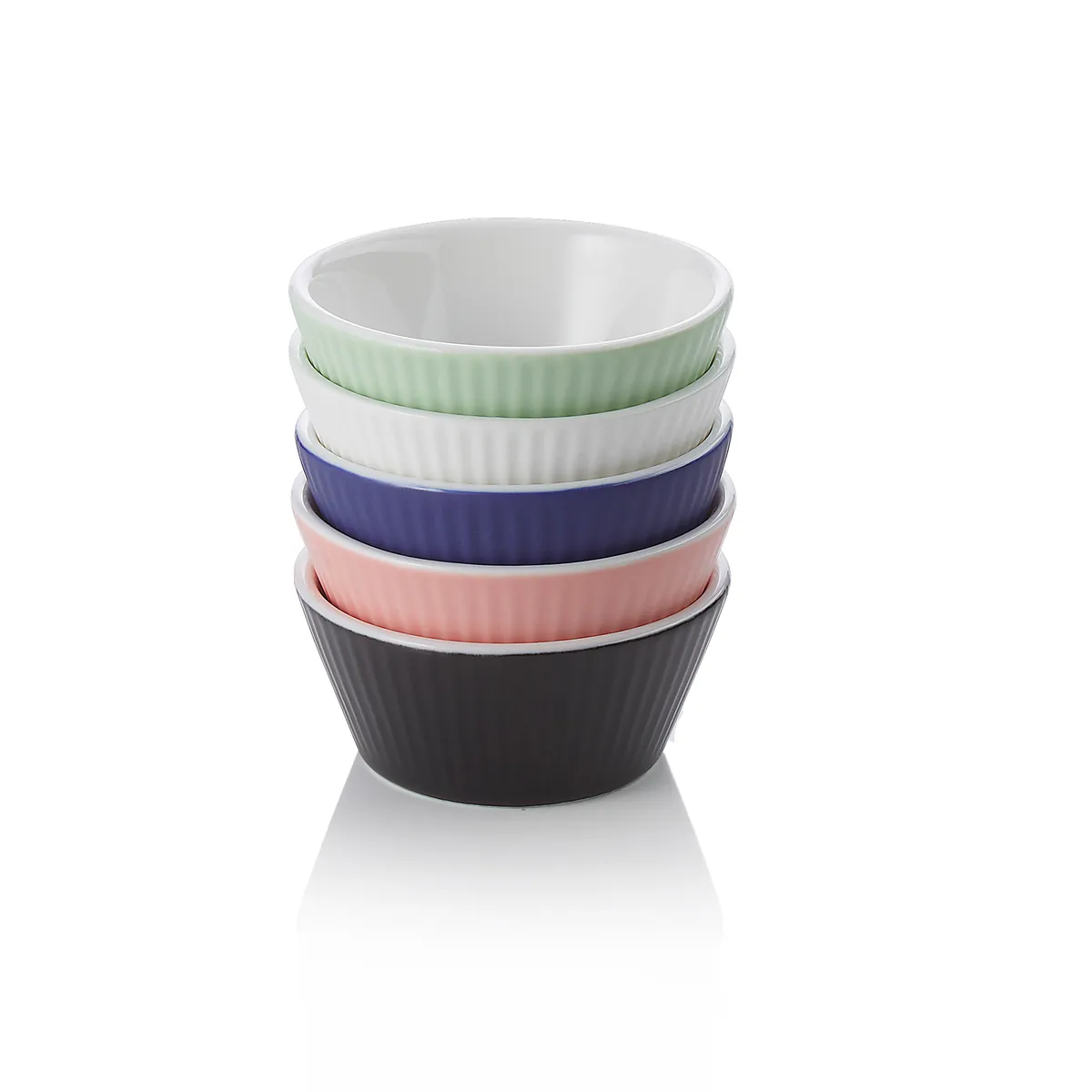 Ragout Fin Mix Set, Ø 7 cm, 100 ml, 5 farbiges Set, Porzellan