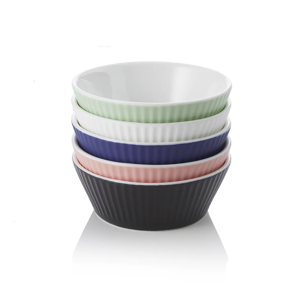 Ragout Fin Mix Set, Ø 9 cm, 200 ml, 5 farbiges Set, Porzellan