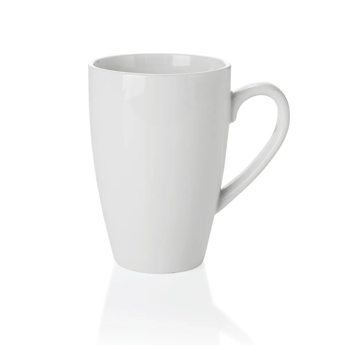 Becher 6er-Set, konisch, 250 bis 450 ml, Porzellan