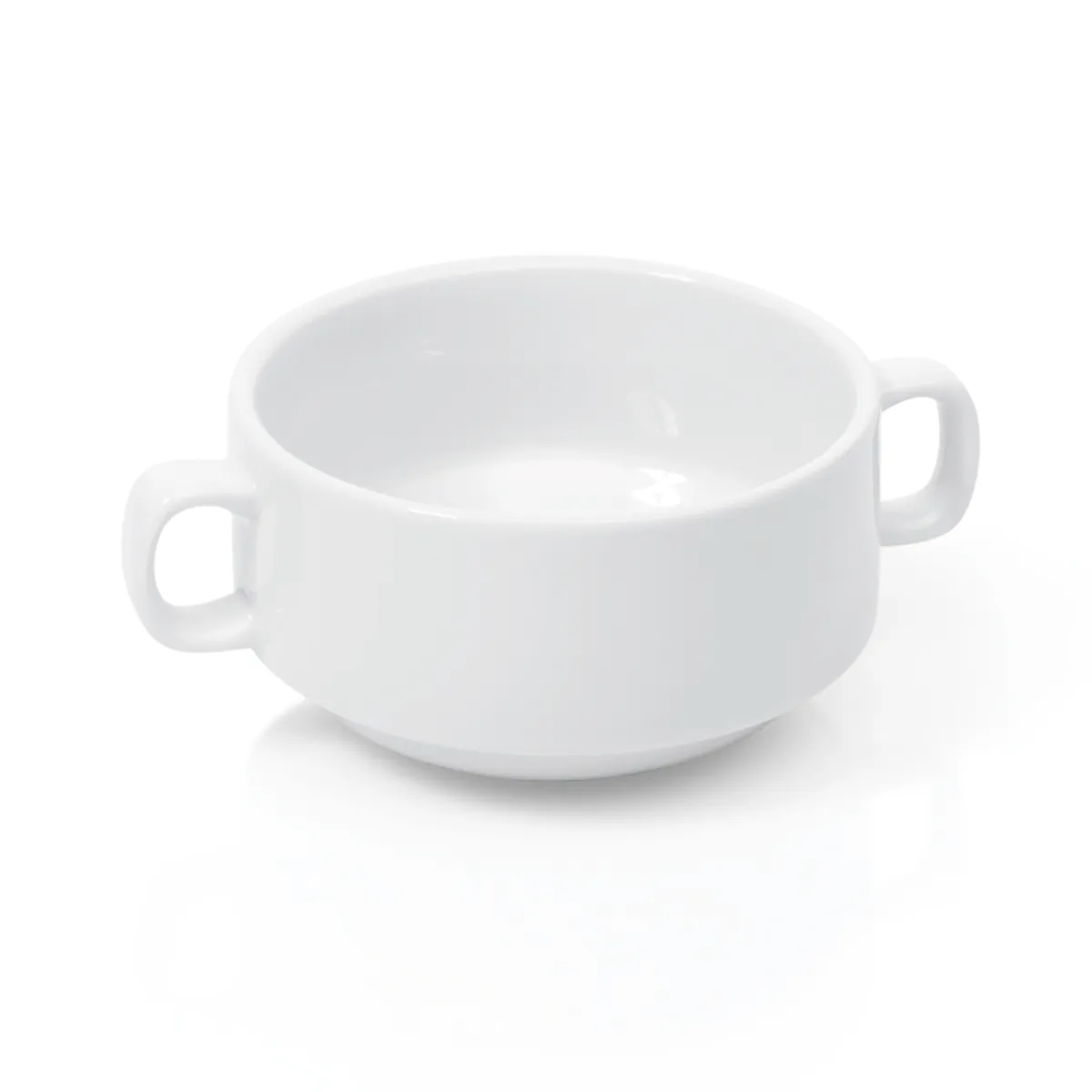 Suppentasse 6er-Set mit Henkelgriffen, 260 ml, Porzellan