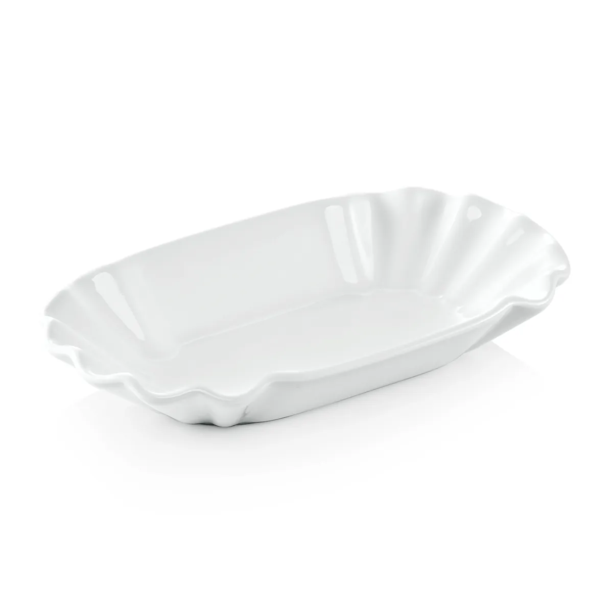 Pommesschale 6er-Set, 20 x 11 x 3 cm, Porzellan
