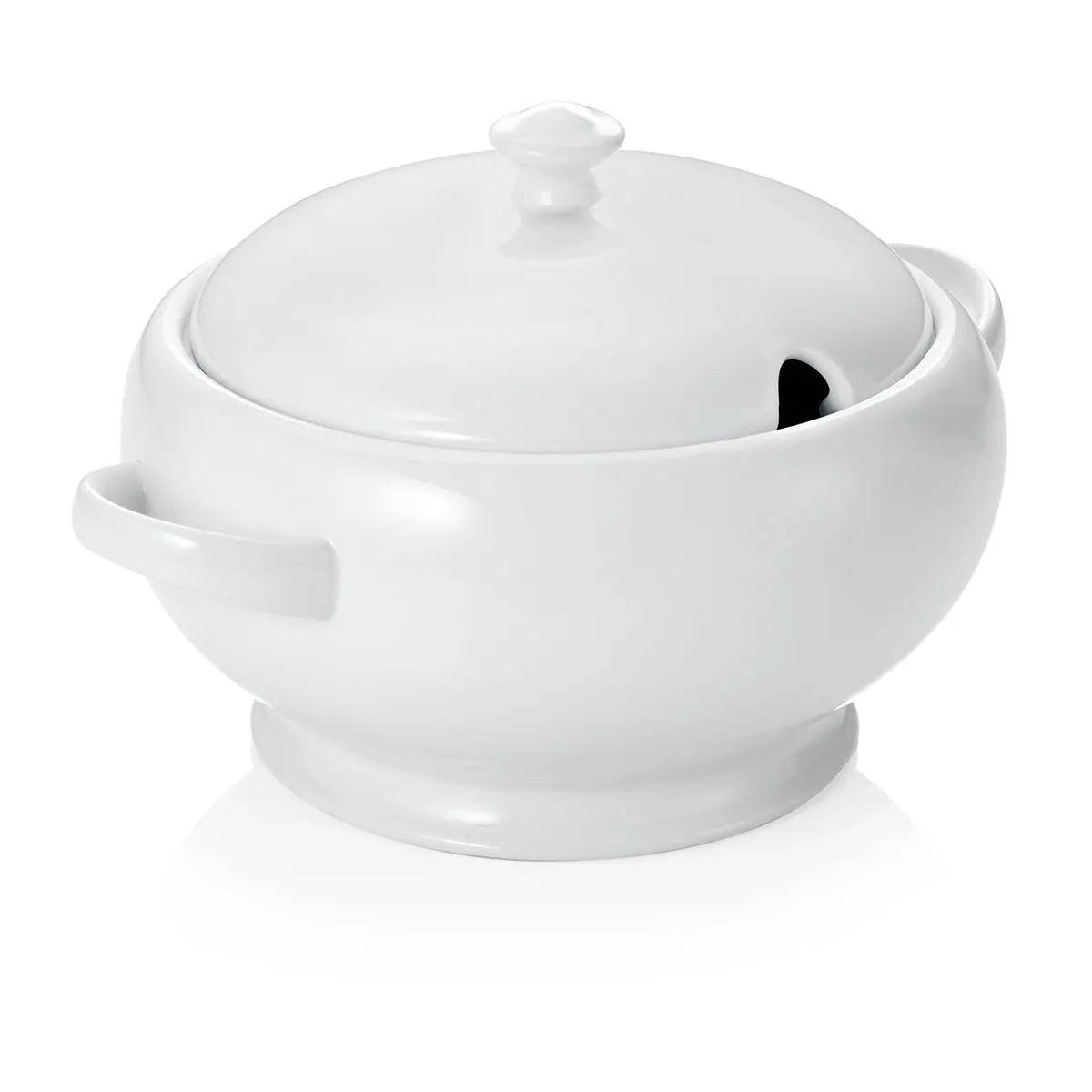 Terrine mit Deckel, 2,5 ltr., Ø 22 cm, Porzellan