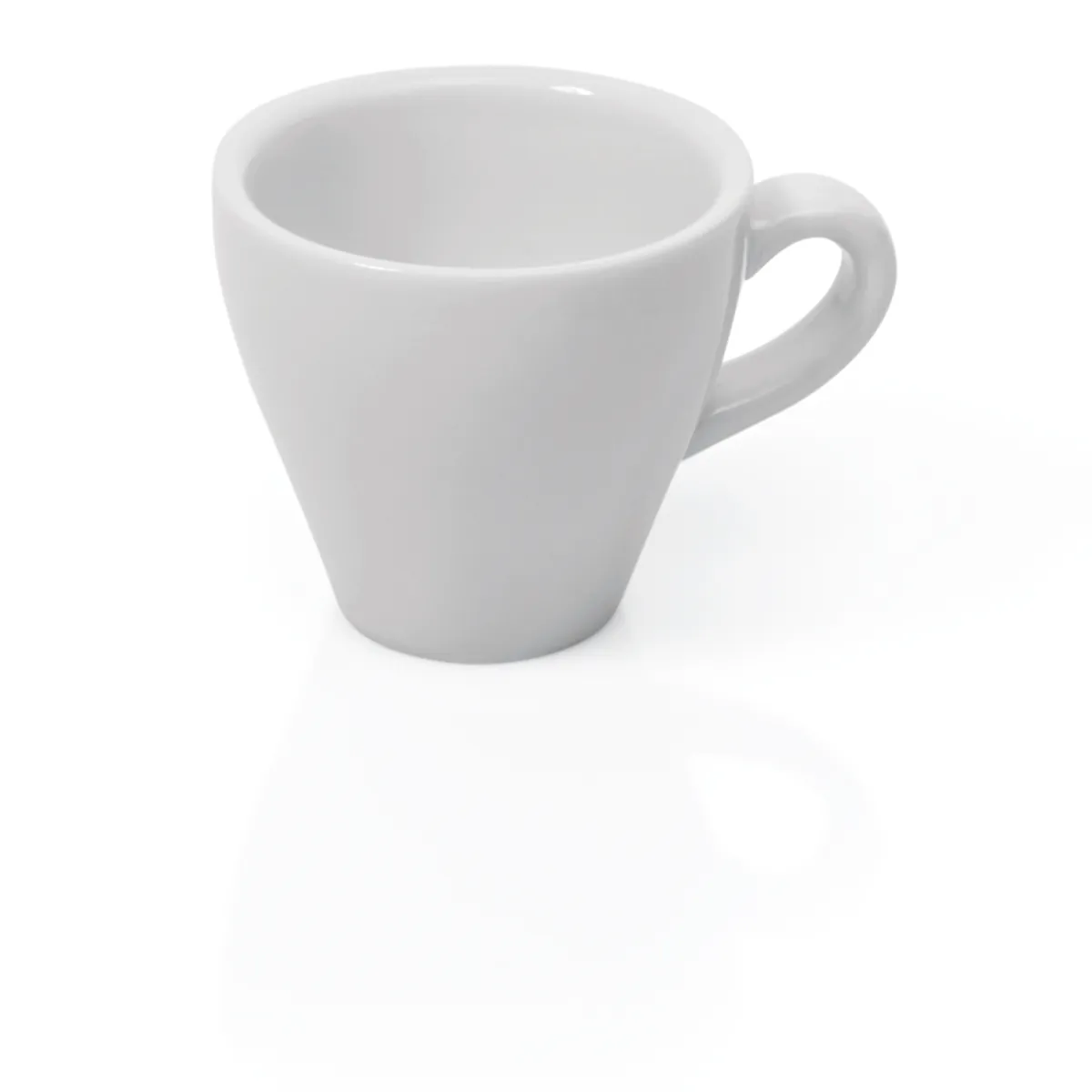 Espresso Tasse 6er-Set ITALIA WHITE, 90 ml, Porzellan