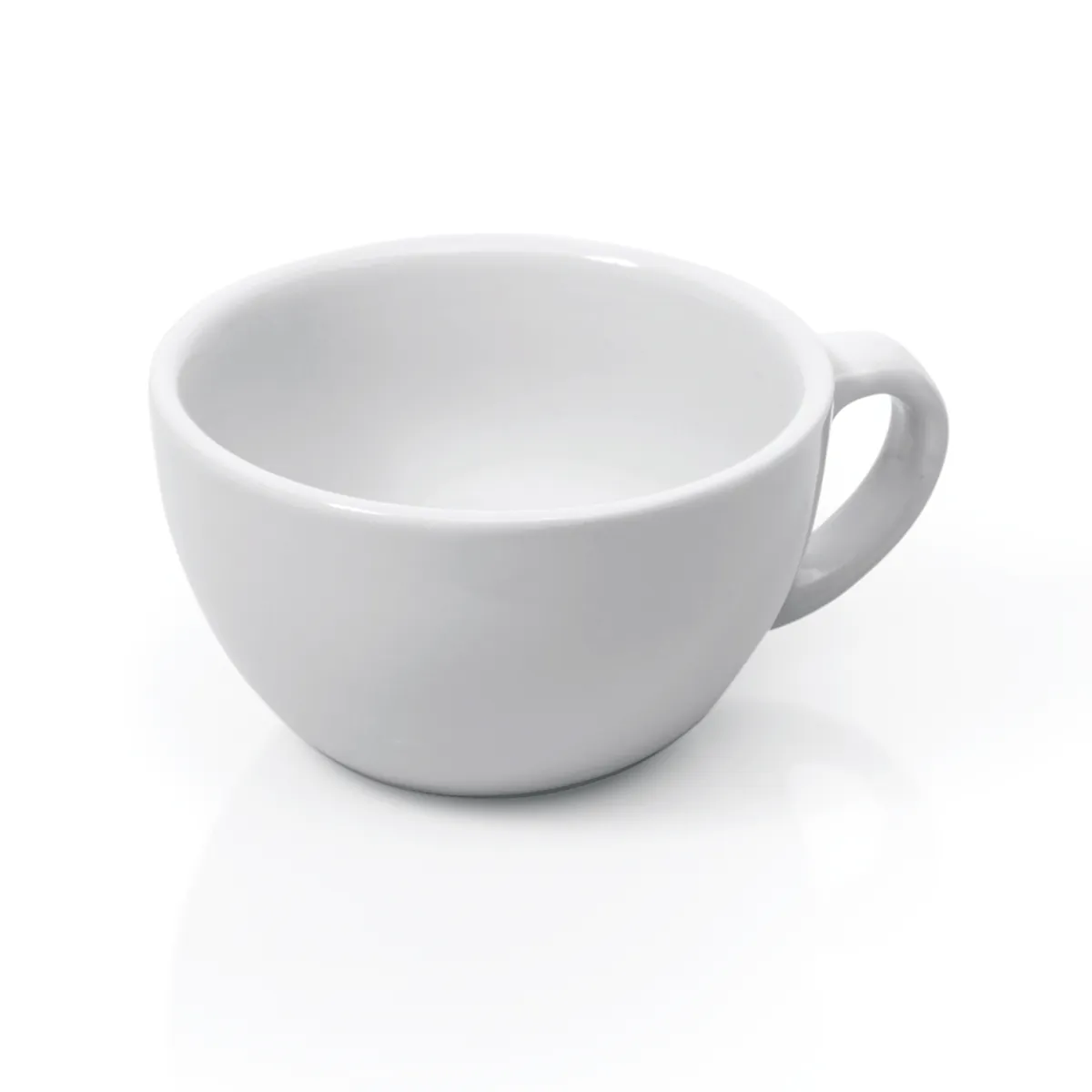 Cappuccino Obertasse Set ITALIA WHITE, 200 oder 280 ml, Porzellan