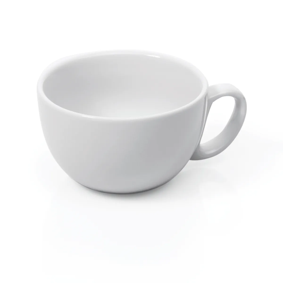 Caffè Latte 6er-Set ITALIA WHITE, 350 ml, Porzellan