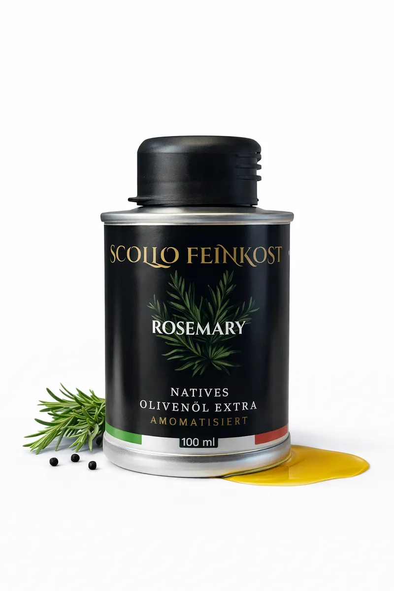 Aromatisiertes Olivenöl 100ml Rosmarin