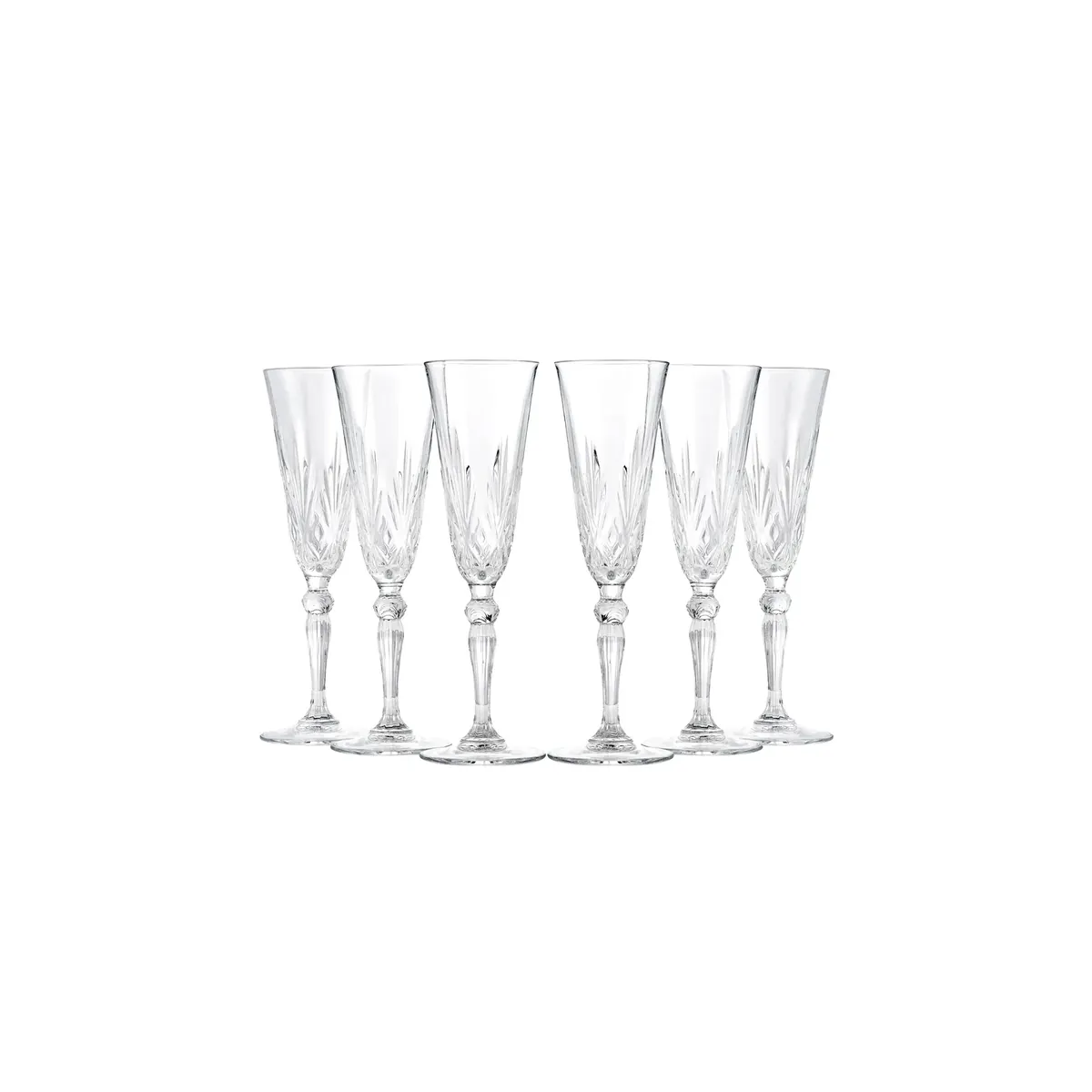 Rcr Melodia Champagner Glas, 6 teilig