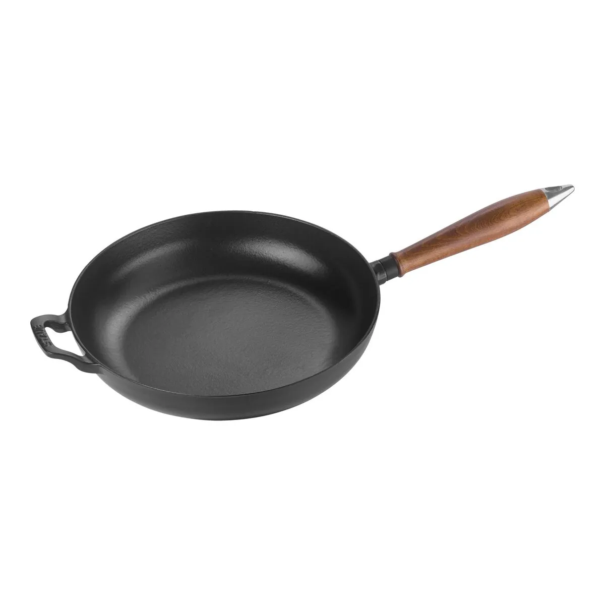 Pans Bratpfanne 28 cm, rund, Schwarz, Gusseisen