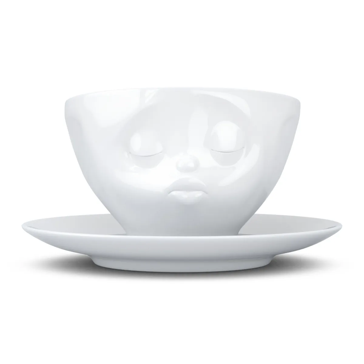 Kaffeetasse Küssend weiß, 200 ml