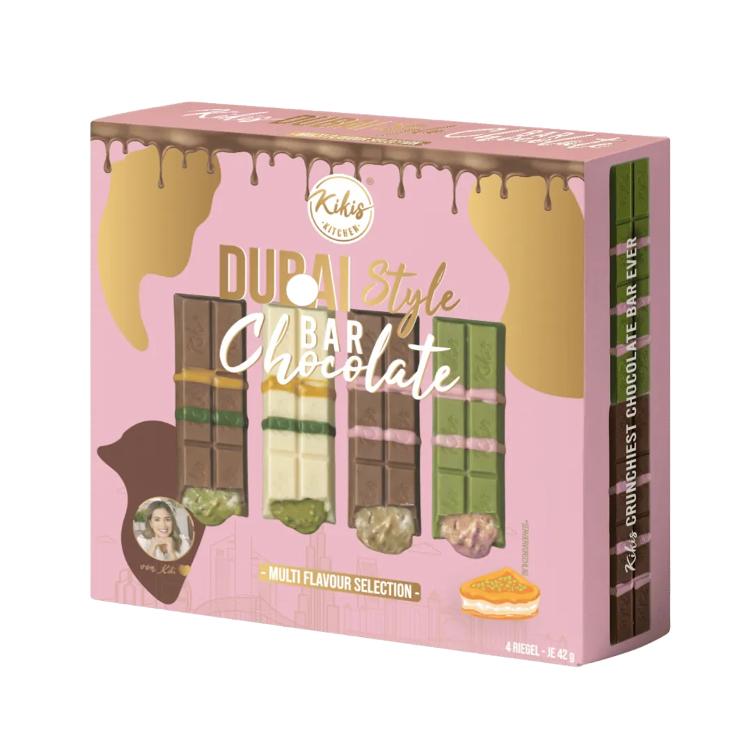 Kikis Dubai Style Bar Chocolate - MIX 🍫 4er