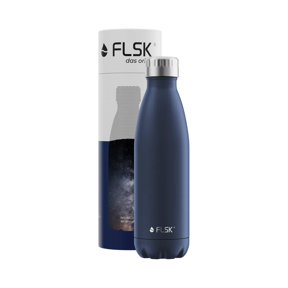 FLSK Trinkflasche MDNGHT ver. Größen