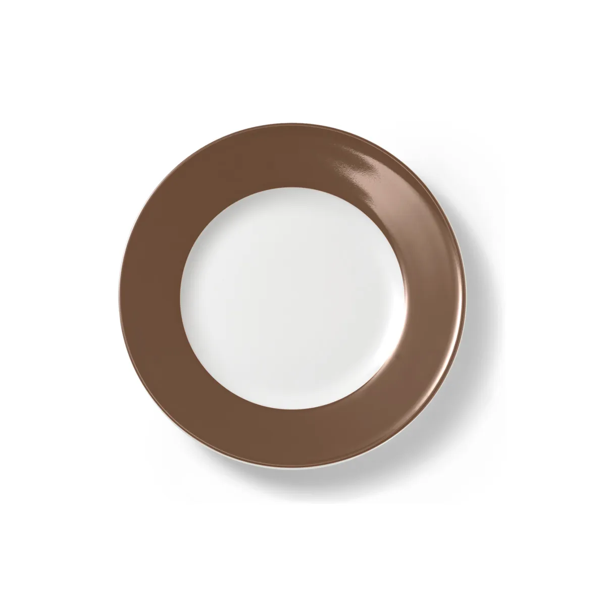 Teller flach 21 cm Fahne Chocolate