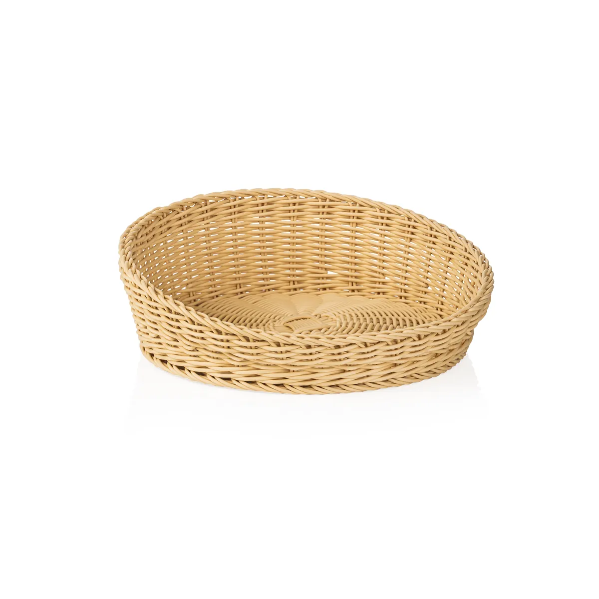 Korb Weaver Pro Systemkörbe, 37 x 31 x 12 cm, oval, hellbeige, Polypropylen, BPA frei