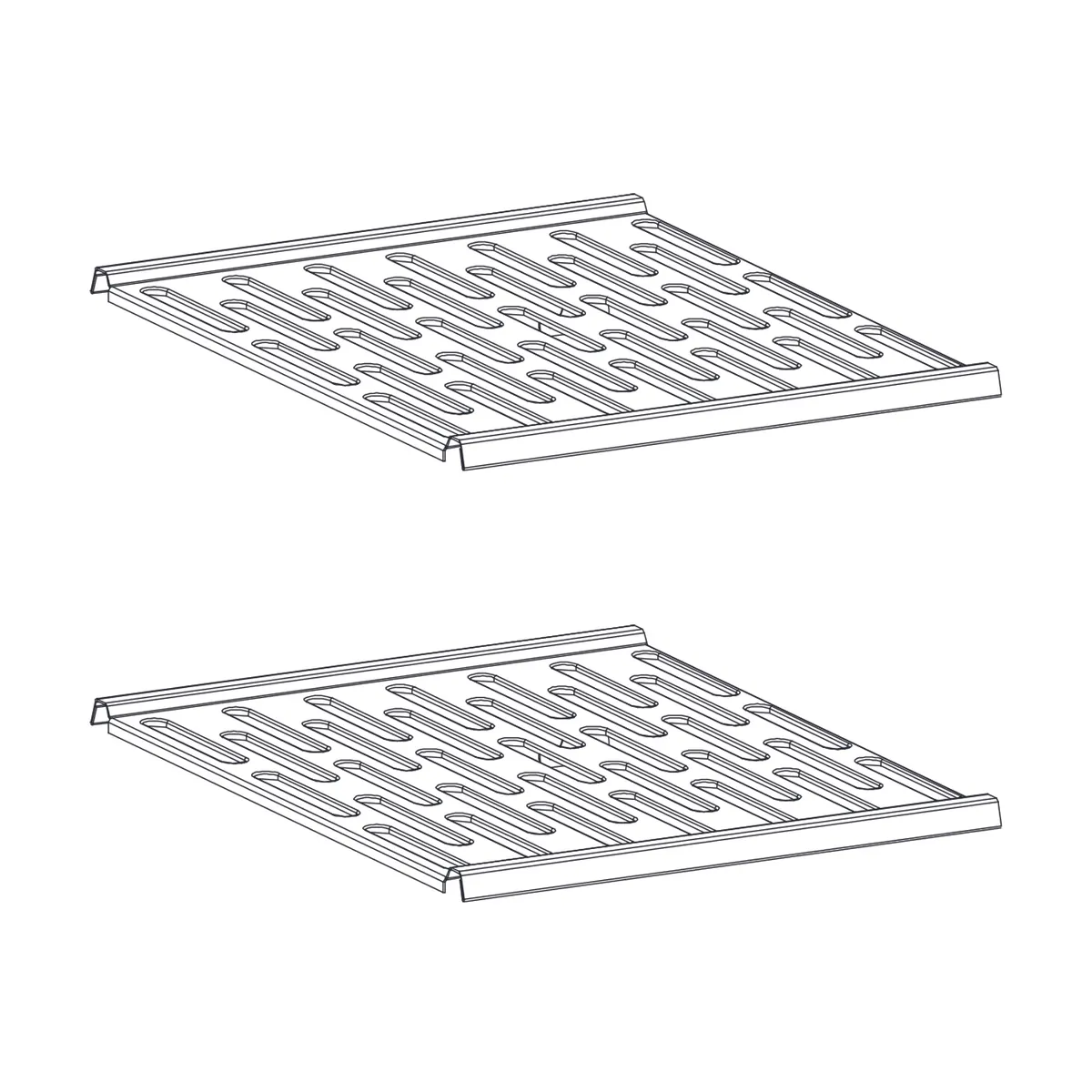 BASIC 4+1 Grillrost Set (2x Nr. GL02)