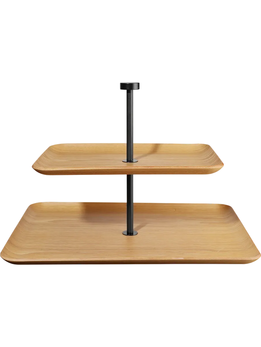 etagere 2-stufig, rechteckig