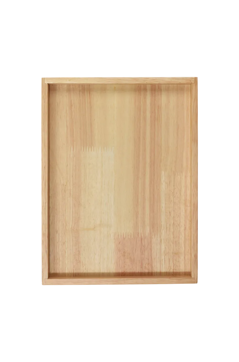 Holztablett rechteckig, natur