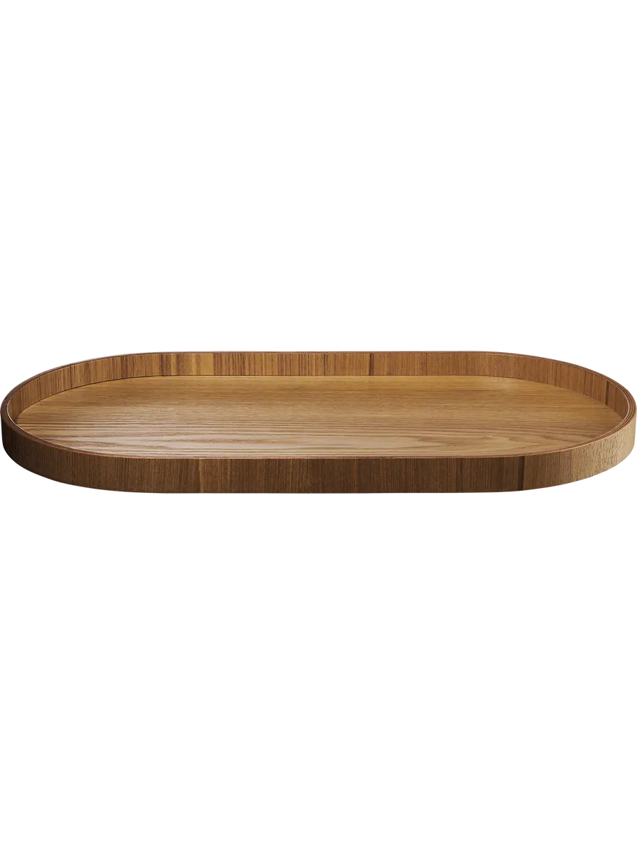 Wood Holztablett, oval
