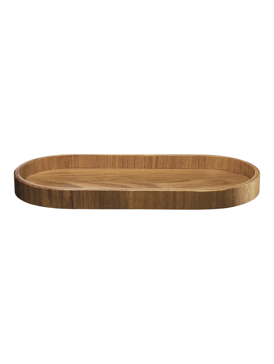 Wood Holztablett, oval