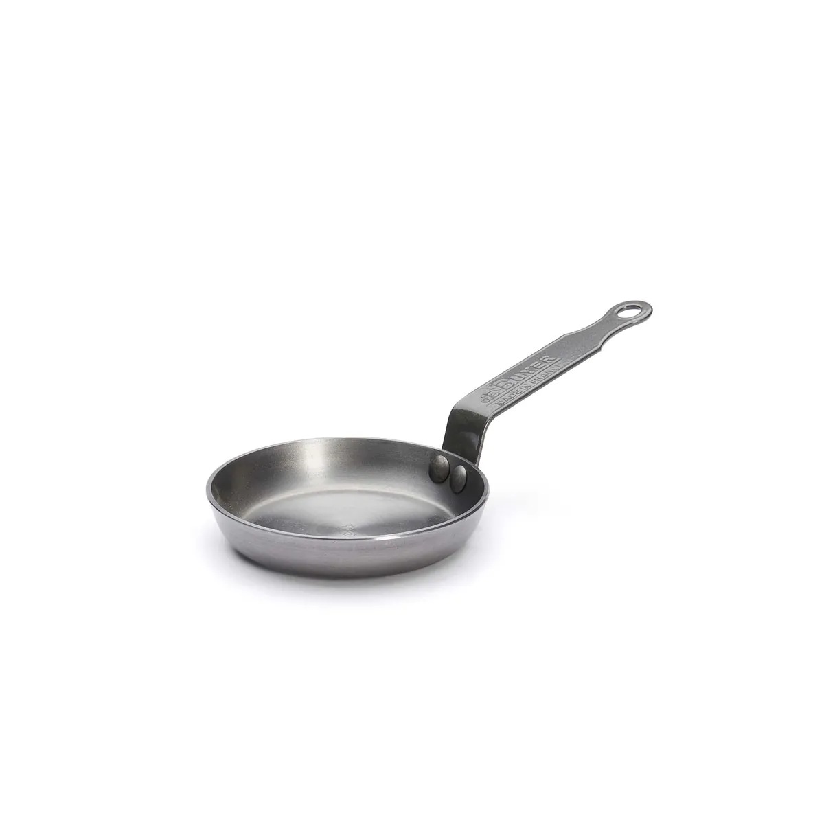 DE BUYER Blini-Pfanne MINERAL B 12 cm kleine Mini Eisenpfanne