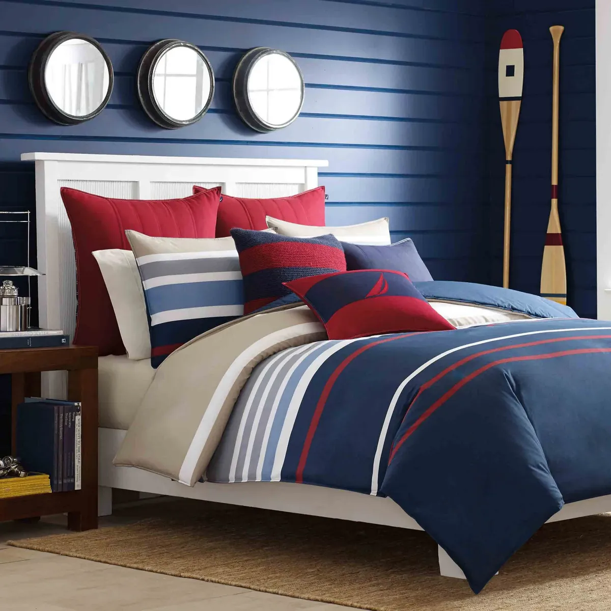 Karaca Home Nautica bradford einzel bettbezugsset